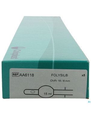 Folysil 2 voies nel sil cath 15ml 41cm ch18 5
