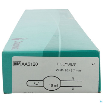Folysil 2 voies nel sil cath 15ml 41cm ch20 5