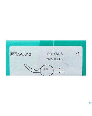 Folysil 2 voies tie sil cath 15ml 40cm ch12 5
