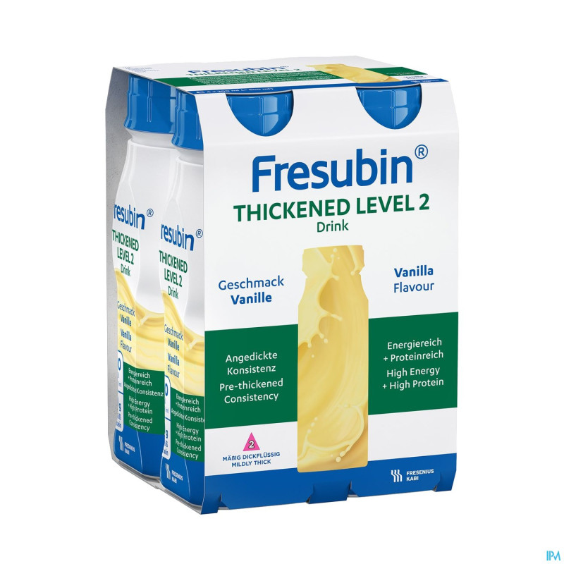 Fresubin thickened level 2 drink vanille 4x200ml
