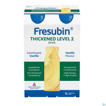 Fresubin thickened level 2 drink vanille 4x200ml