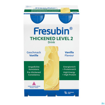 Fresubin thickened level 2 drink vanille 4x200ml