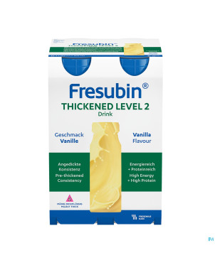 Fresubin thickened level 2 drink vanille 4x200ml