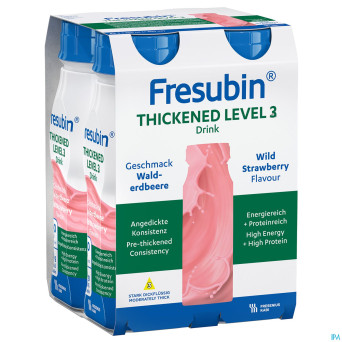 Fresubin thickened level 3 drink fraise 4x200ml