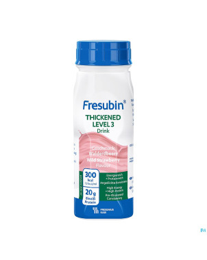 Fresubin thickened level 3 drink fraise 4x200ml