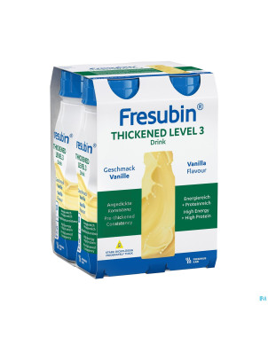 Fresubin thickened level 3 drink vanille 4x200ml