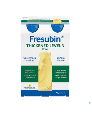 Fresubin thickened level 3 drink vanille 4x200ml