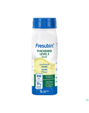 Fresubin thickened level 3 drink vanille 4x200ml