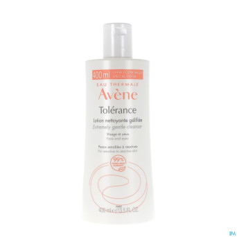 Avene tolerance lotion nettoyante gelif. 400ml