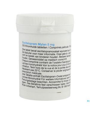 Escitalopram viatris 5mg comp pell 250 pot idd