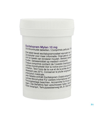 Escitalopram viatris 10mg comp pell 250 pot idd