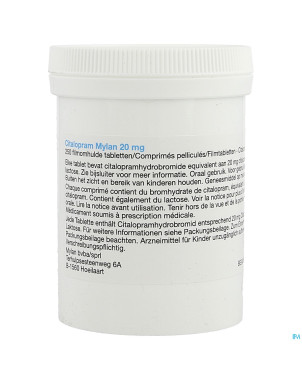 Citalopram viatris 20mg comp pell 250 pot
