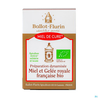 Ballot flurin miel cure & gelee royale bio 125g