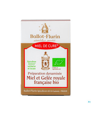 Ballot flurin miel cure & gelee royale bio 125g
