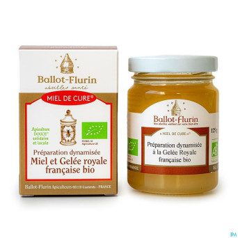 Ballot flurin miel cure & gelee royale bio 125g