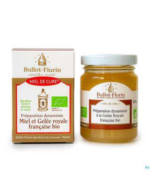 Ballot flurin miel cure & gelee royale bio 125g