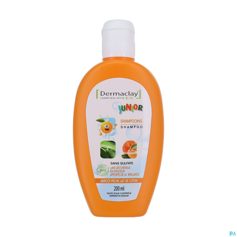 Dermaclay junior shampoing douceur&brillance 200ml
