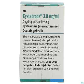 Cystadrops 3,8mg/ml fl 1 x 5ml