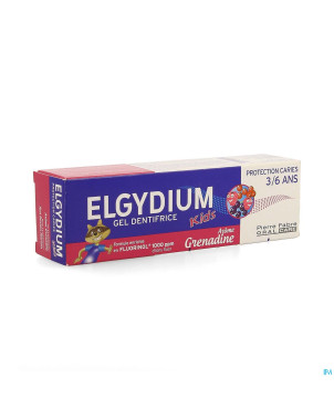 Elgydium kids dentifrice grenadine    tube 50ml