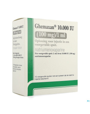 Ghemaxan 10.000ui 100mg/1,0ml ser prer.10+pr.aig.
