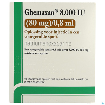 Ghemaxan  8.000ui  80mg/0,8ml ser prer.10+pr.aig.