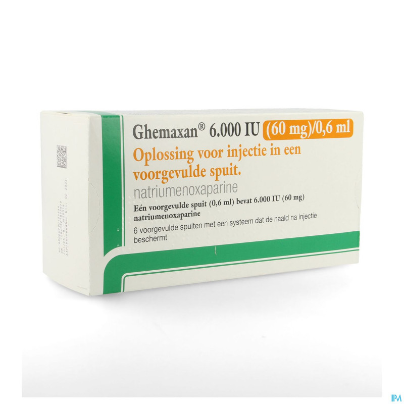 Ghemaxan  6.000ui  60mg/0,6ml ser prer. 6+pr.aig.