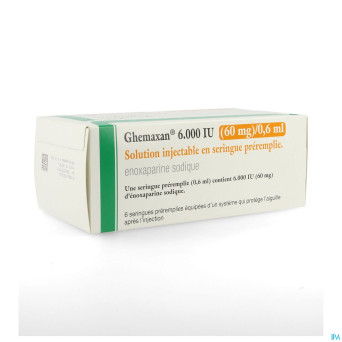 Ghemaxan  6.000ui  60mg/0,6ml ser prer. 6+pr.aig.