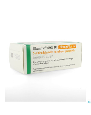 Ghemaxan  6.000ui  60mg/0,6ml ser prer. 6+pr.aig.