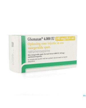 Ghemaxan  4.000ui  40mg/0,4ml ser prer.  6+pr.aig.