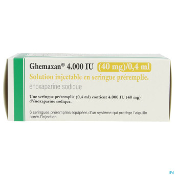 Ghemaxan  4.000ui  40mg/0,4ml ser prer.  6+pr.aig.