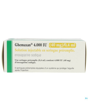 Ghemaxan  4.000ui  40mg/0,4ml ser prer.  6+pr.aig.