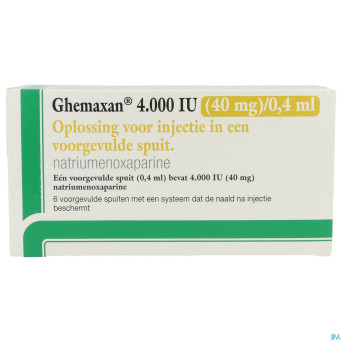 Ghemaxan  4.000ui  40mg/0,4ml ser prer.  6+pr.aig.