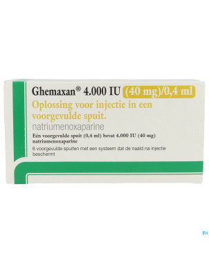 Ghemaxan  4.000ui  40mg/0,4ml ser prer.  6+pr.aig.