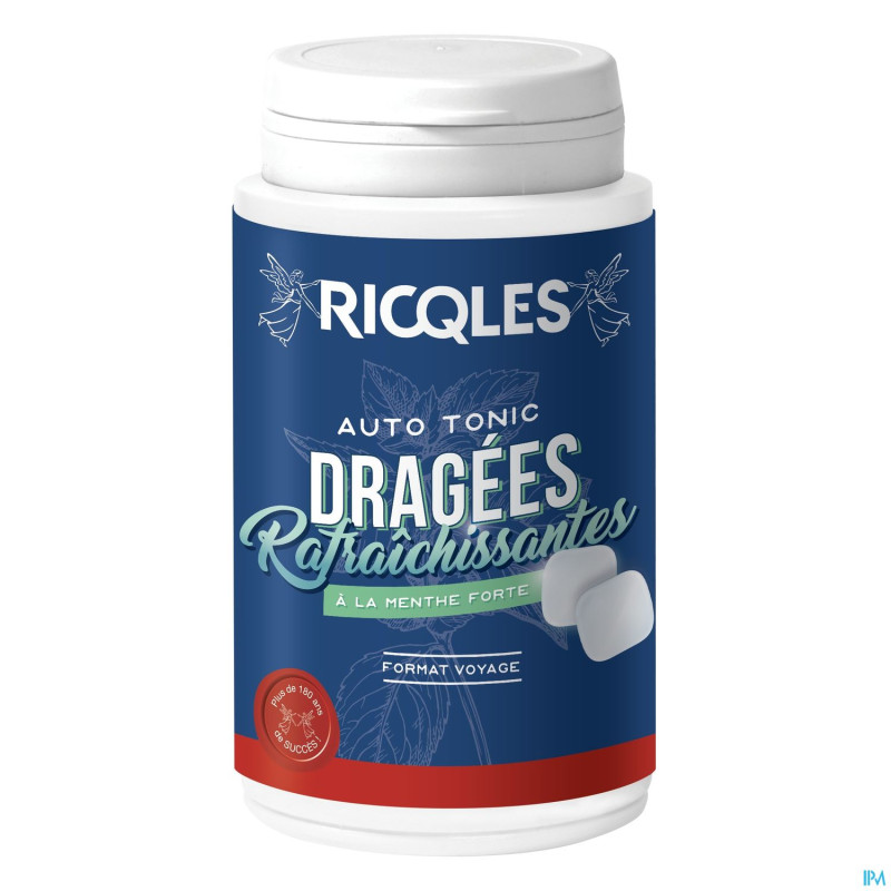 Ricqles auto tonic dragees menthe    73g