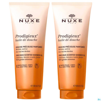 Nuxe prodigieux huile douche    2x200ml