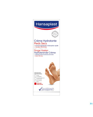 Hansaplast creme hydratante pieds secs    100ml
