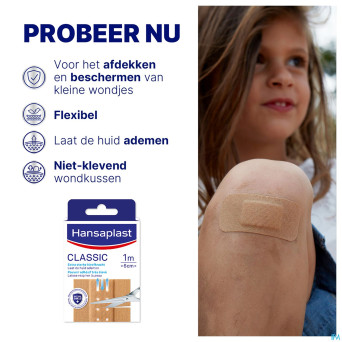 Hansaplast classic 1mx6cm