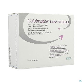 Colobreathe 1662500ui abacus pdr inhal. caps 56