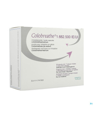 Colobreathe 1662500ui abacus pdr inhal. caps 56