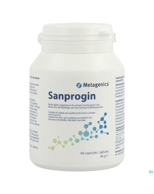 Sanprogin    pot caps  60 27015 metagenics