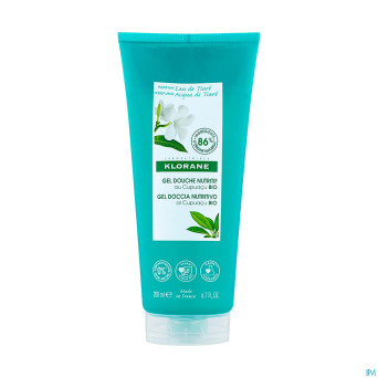 Klorane corps douche gel eau tiare 200ml nf