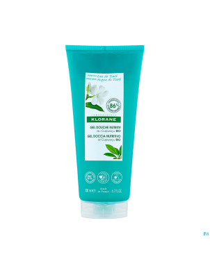 Klorane corps douche gel eau tiare 200ml nf
