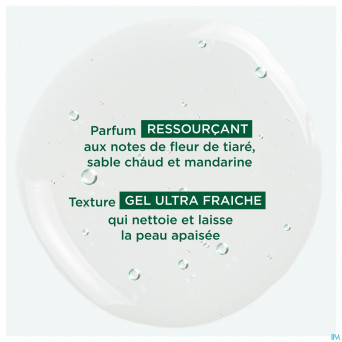 Klorane corps douche gel eau tiare 200ml nf