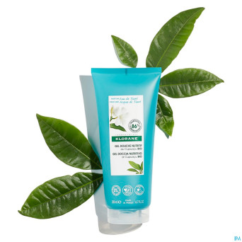 Klorane corps douche gel eau tiare 200ml nf