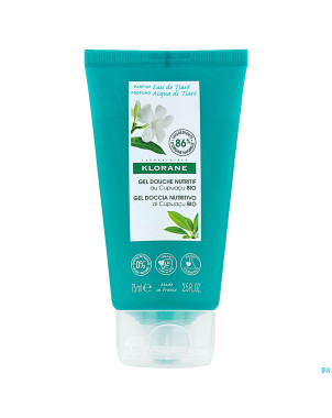 Klorane corps douche gel eau tiare 75ml