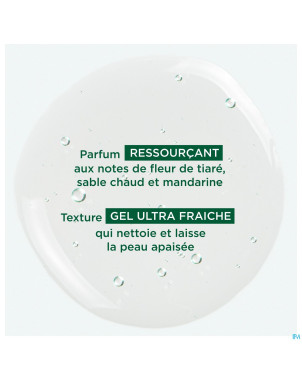 Klorane corps douche gel eau tiare 75ml