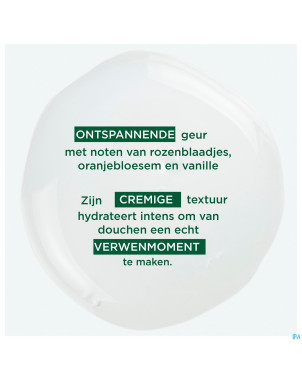 Klorane corps douche cr lait rose 200ml nf