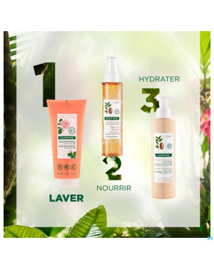 Klorane corps douche cr lait rose 200ml nf