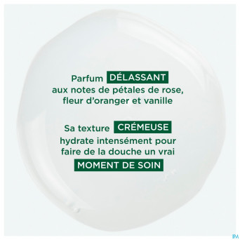 Klorane corps douche cr lait rose 200ml nf