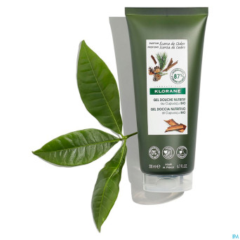 Klorane corps douche gel ecorce cedre 200ml